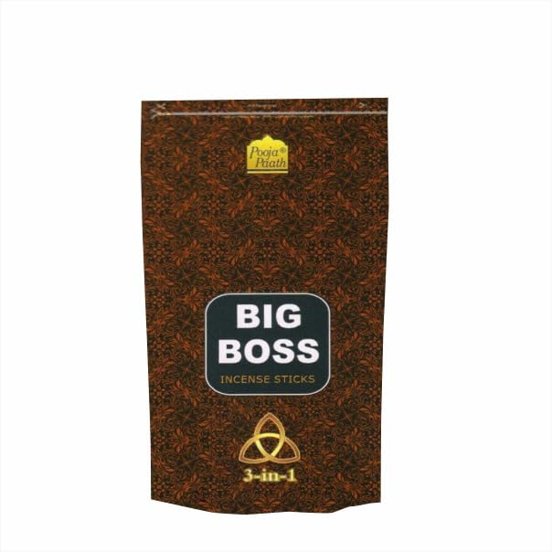 Pooja Path Big Boss 3 in 1 Agarbatti ( Pack of 6 )