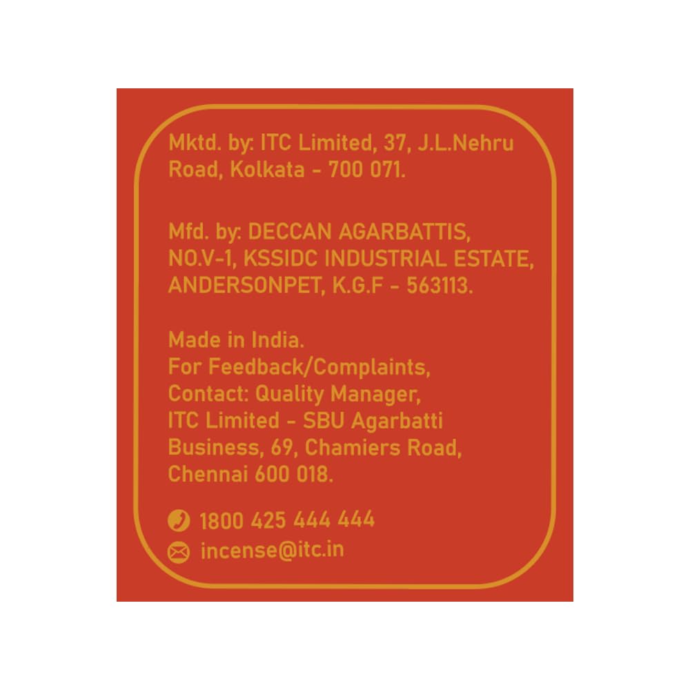 Mangaldeep Temple Premium Bambooless Dhoop Cones - Sandal & Patchouli - Ceramic Stand Inside - Charcoal Free (40 Cones)