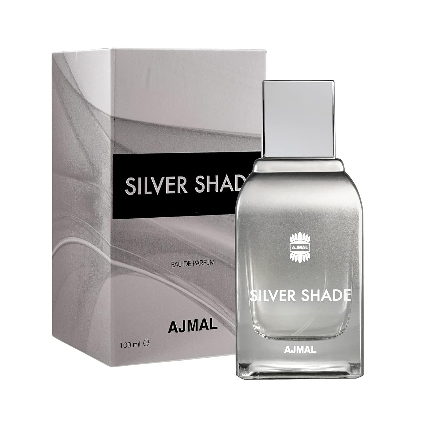 Ajmal Silver Shade Perfume for Men | 100ml Eau De Parfum for Man | Perfume for Man with Citrus, Fruity & Floral Notes | Woody Fragrance with Musk, Sandalwood & Cedarwood | Versatile Cologne for Men