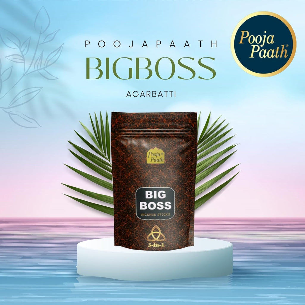 Pooja Path Big Boss 3 in 1 Agarbatti ( Pack of 6 )