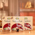 Cycle Pure Naivedya Sambrani Dhoop Cups for Pooja (45 pcs) | Havan Cups for Pooja, Home & Festivals | Natural Guggal Dhoop Original | Dhoop Cones | Pack of 3